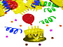 cake party confetti